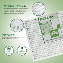 Load image into Gallery viewer, 16x25x1 MERV8 Pleated HVAC HC Furnace Air Filter 4-Pack