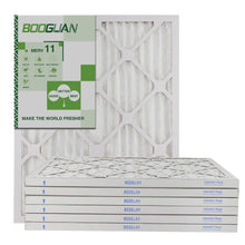 Load image into Gallery viewer, 16x20x1 MERV11 Pleated HVAC HC Furnace Air Filter 6-Pack