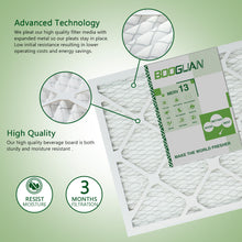 Load image into Gallery viewer, 16x20x1 MERV13 Pleated AC Furnace Air Filter 6-Pack