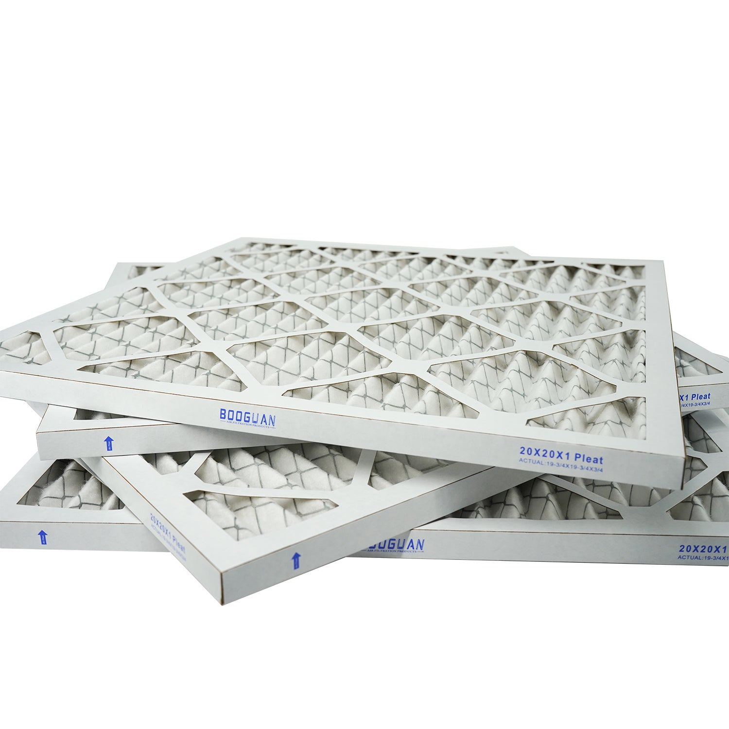 20x20x1 MERV11 Pleated HVAC HC Furnace Air Filter 4-Pack