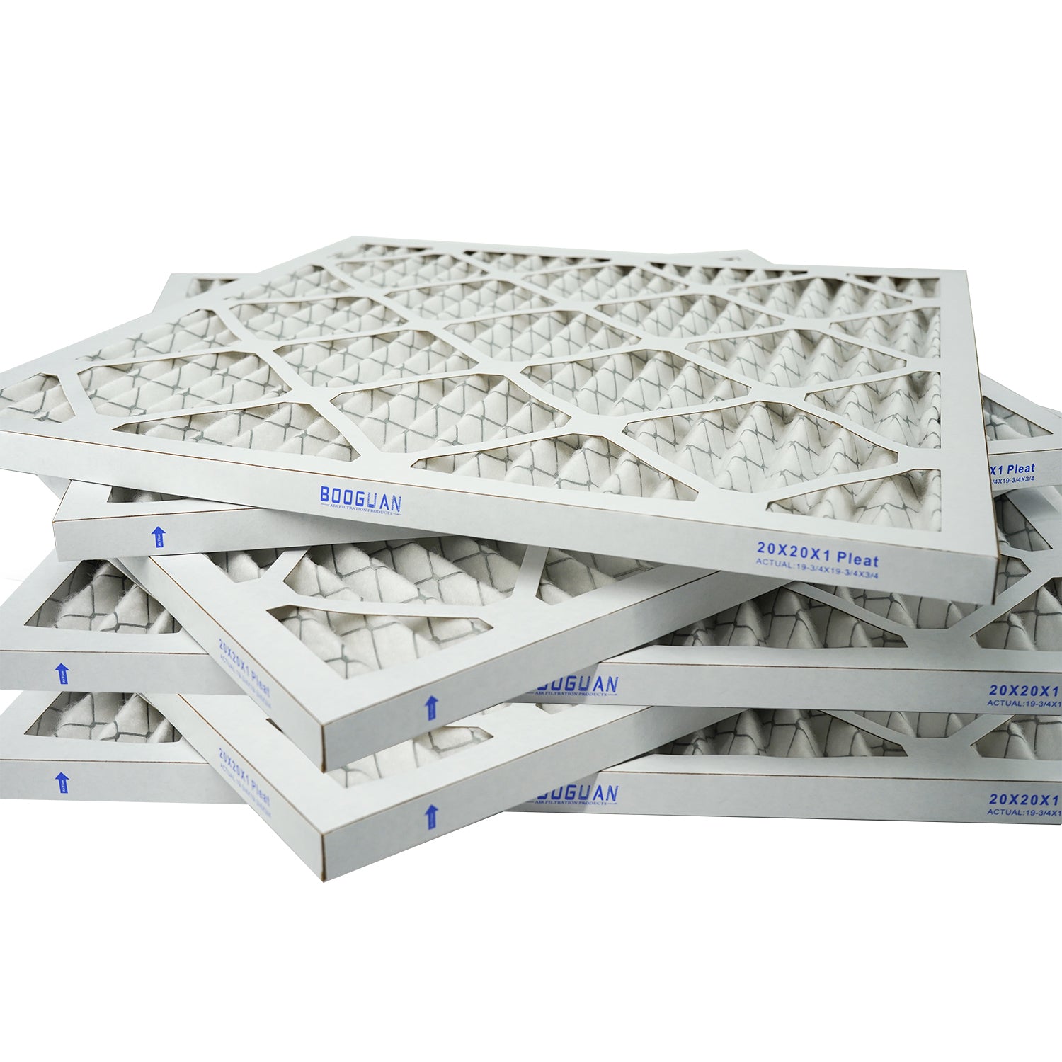 20x20x1 MERV11 Pleated HVAC HC Furnace Air Filter 6-Pack