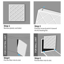 Load image into Gallery viewer, 16x25x1 MERV11 Pleated HVAC HC Furnace Air Filter 6-Pack
